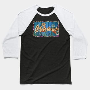 Retro Motorhead Name Flowers Limited Edition Proud Classic Styles Baseball T-Shirt